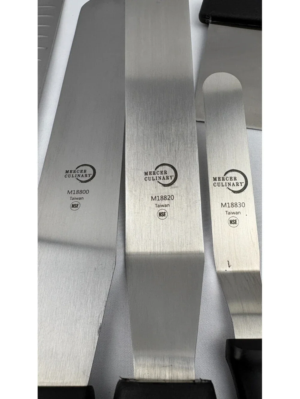 Mercer Culinary 11pc Lot of Stainless Steel Kitchen/Baking Cutlery